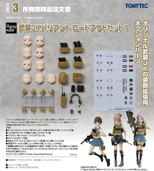 Little Armory X Figma Styles Figma PLUS Armed JK Variant Loadout Set 1 ...