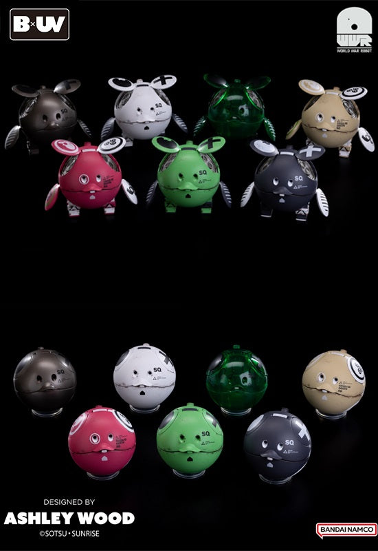 GUNDAM Bandai x Underverse NINE PACK | MOBILE SUIT GUNDAM HARO x WORLD WAR  ROBOT SQUARE a.k.a. SQUARO (Box of 9)