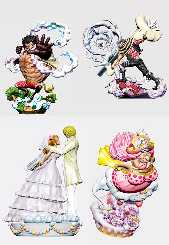 ONE PIECE MEGAHOUSE LOG BOX Re:Birth Whole Cake Island Ver.(Set of 4 C