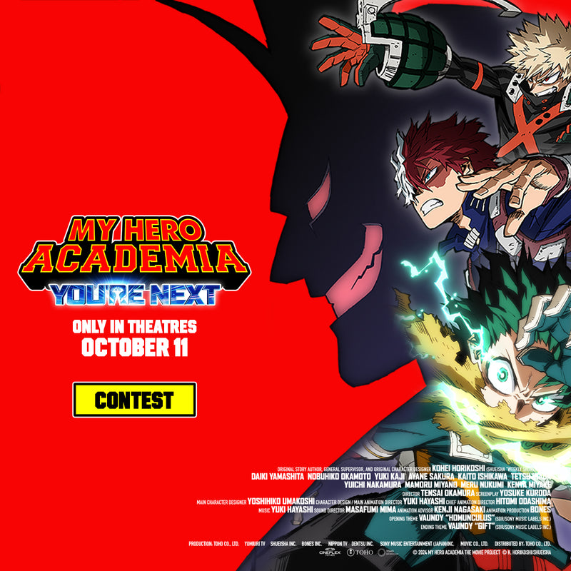 MY HERO ACADEMIA: YOU'RE NEXT Ticket Giveaway!