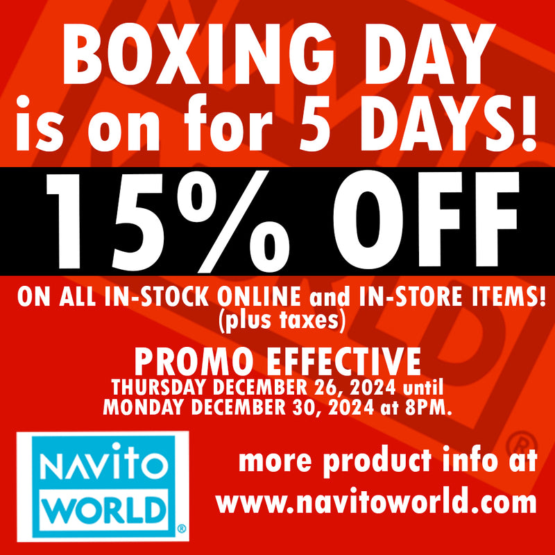 BOXING DAY is on for 5 DAYS at NAVITO WORLD!!!