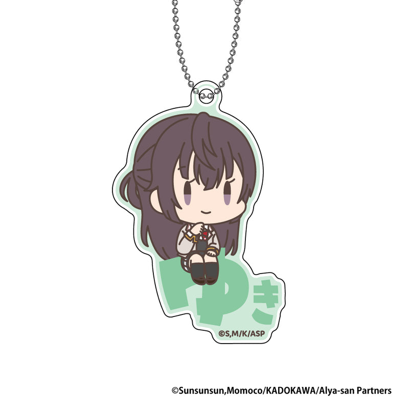 Alya Sometimes Hides Her Feelings in Russian XEBEC Onamae Pitanko Acrylic Key Chain