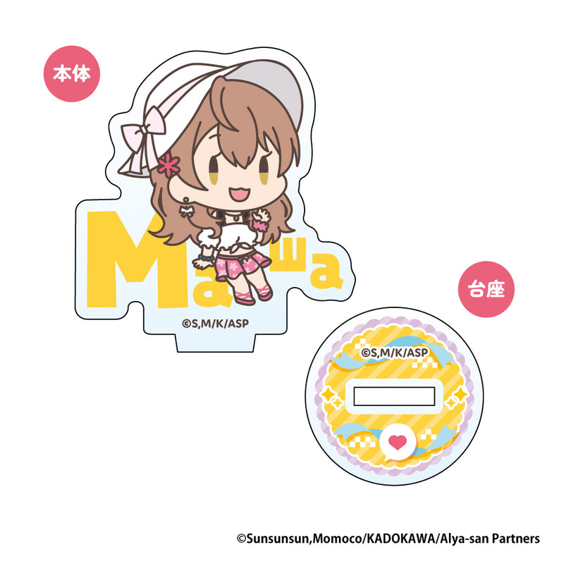 Alya Sometimes Hides Her Feelings in Russian XEBEC Onamae Pitanko Mini Acrylic Stand