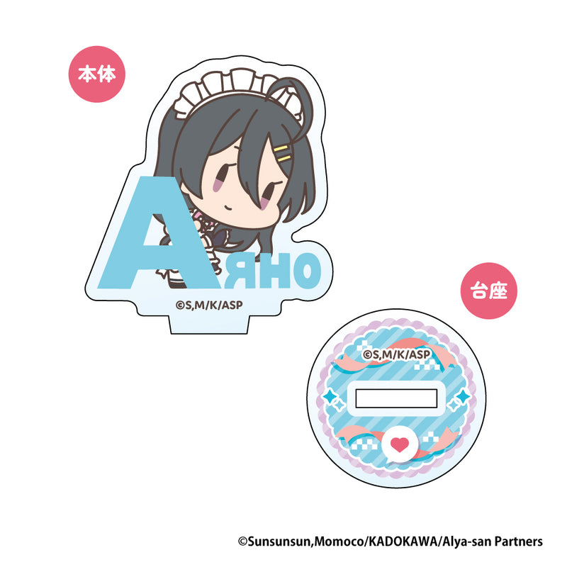 Alya Sometimes Hides Her Feelings in Russian XEBEC Onamae Pitanko Mini Acrylic Stand