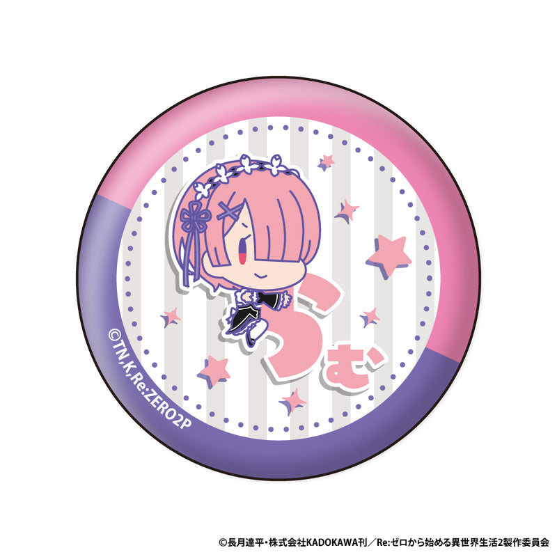 Re:Zero kara Hajimeru Isekai Seikatsu XEBEC Onamae Pitanko Can Badge Collection