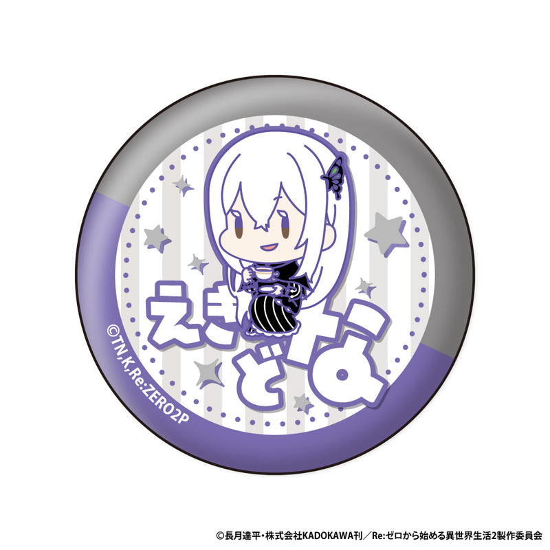 Re:Zero kara Hajimeru Isekai Seikatsu XEBEC Onamae Pitanko Can Badge Collection