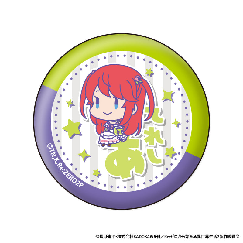 Re:Zero kara Hajimeru Isekai Seikatsu XEBEC Onamae Pitanko Can Badge Collection