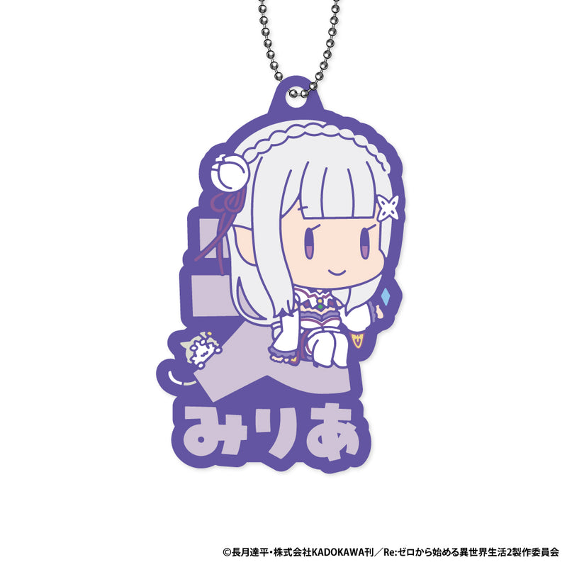 Re:Zero kara Hajimeru Isekai Seikatsu XEBEC Onamae Pitanko Rubber Mascot