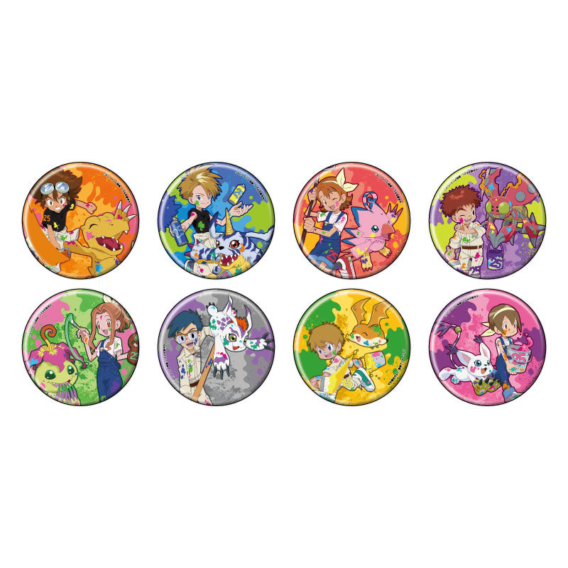 Digimon Adventure A3 Can Badge 04 25th Anniversary Ver. (Original Illustration)