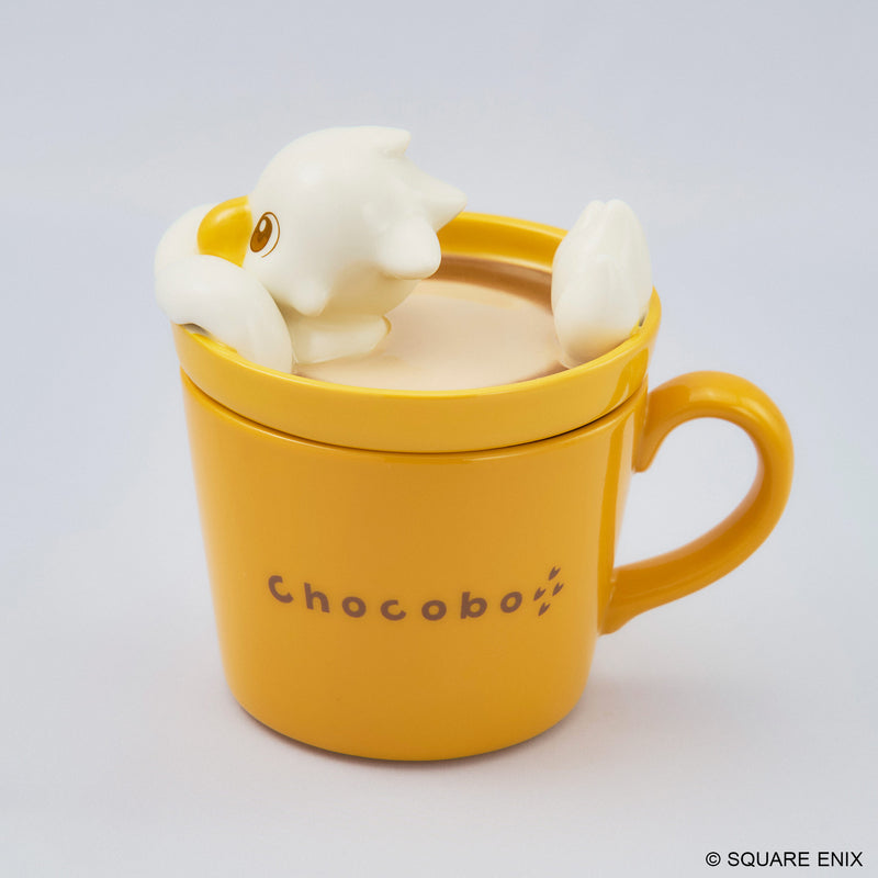 Final Fantasy Square Enix Latte Art Figure Mug Chocobo