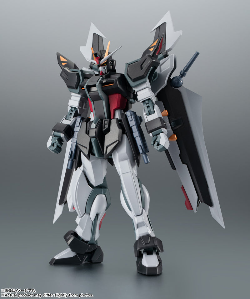 Gundam Mobile Suit SEED C.E. 73: Stargazer Bandai Robot Spirits Side MS GAT-X105E + AQM / E-X09S Strike Noir Gundam Ver. A.N.I.M.E.