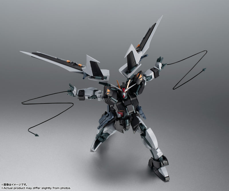 Gundam Mobile Suit SEED C.E. 73: Stargazer Bandai Robot Spirits Side MS GAT-X105E + AQM / E-X09S Strike Noir Gundam Ver. A.N.I.M.E.