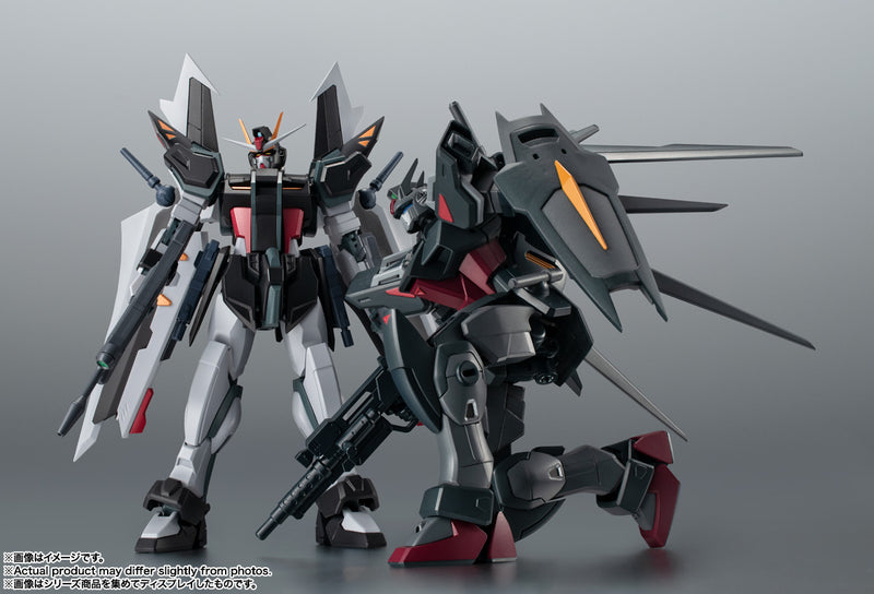 Gundam Mobile Suit SEED C.E. 73: Stargazer Bandai Robot Spirits Side MS GAT-X105E + AQM / E-X09S Strike Noir Gundam Ver. A.N.I.M.E.