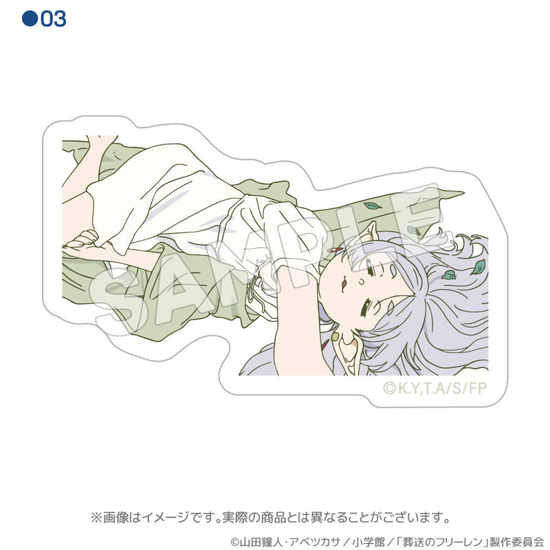 Frieren: Beyond Journey's End ACROSS Sleeping Posture Waterproof Sticker