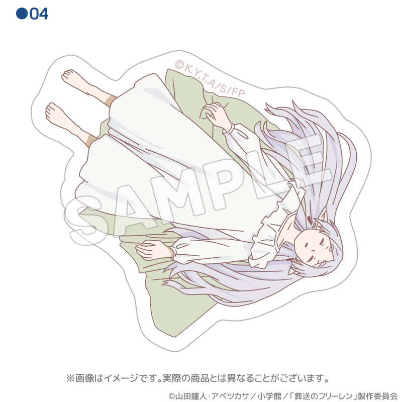 Frieren: Beyond Journey's End ACROSS Sleeping Posture Waterproof Sticker