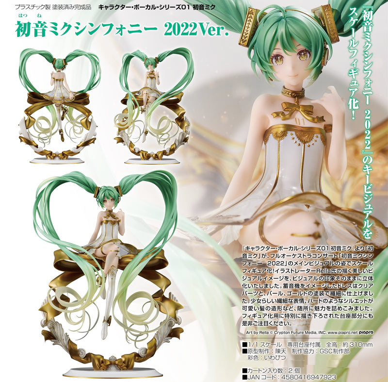 Character Vocal Series 01: Hatsune Miku Good Smile Company Hatsune Miku Symphony: 2022 Ver.