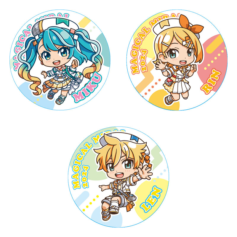 Hatsune Miku Magical Mirai 2024 Bandai Can Badge Collection