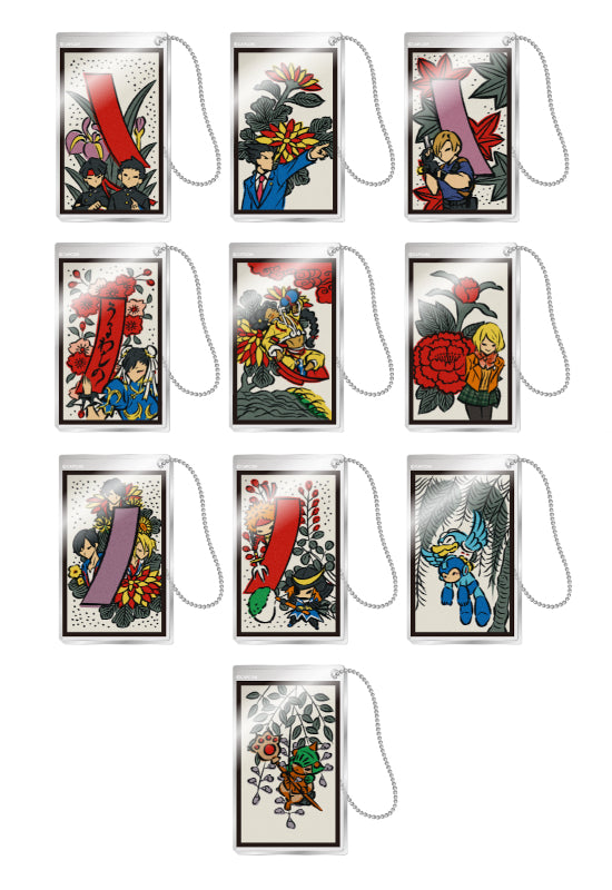 CAPCOM Hanafuda Acrylic Key Chain