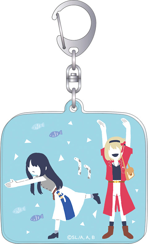 Lycoris Recoil Movic Acrylic Key Chain Yuru Pallet