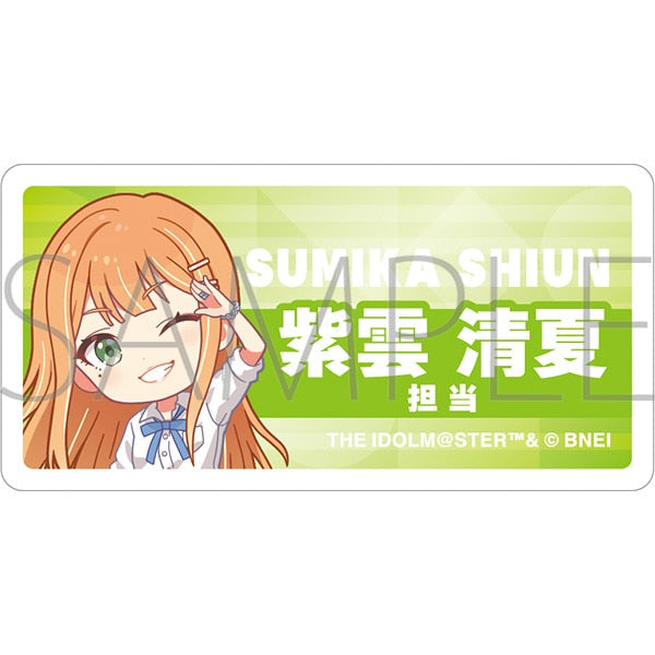 Gakuen Idolmaster Movic Tantou Acrylic Badge