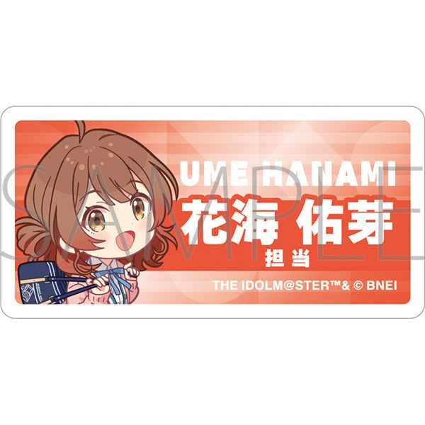 Gakuen Idolmaster Movic Tantou Acrylic Badge