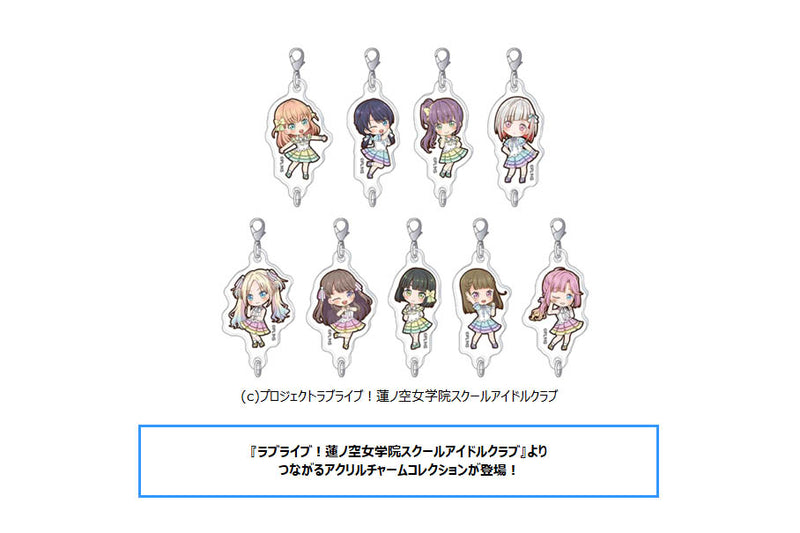 Love Live! Hasu no Sora Jogakuin School Idol Club Movic Tsunagaru Acrylic Charm Collection