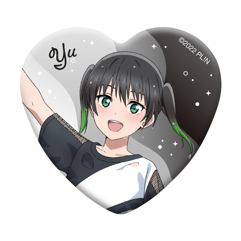 Love Live! Nijigasaki Academy School Idol Club Movic Heart-shaped Chara Badge Collection