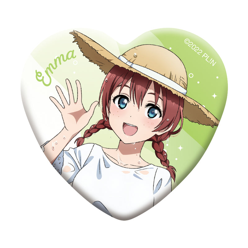 Love Live! Nijigasaki Academy School Idol Club Movic Heart-shaped Chara Badge Collection