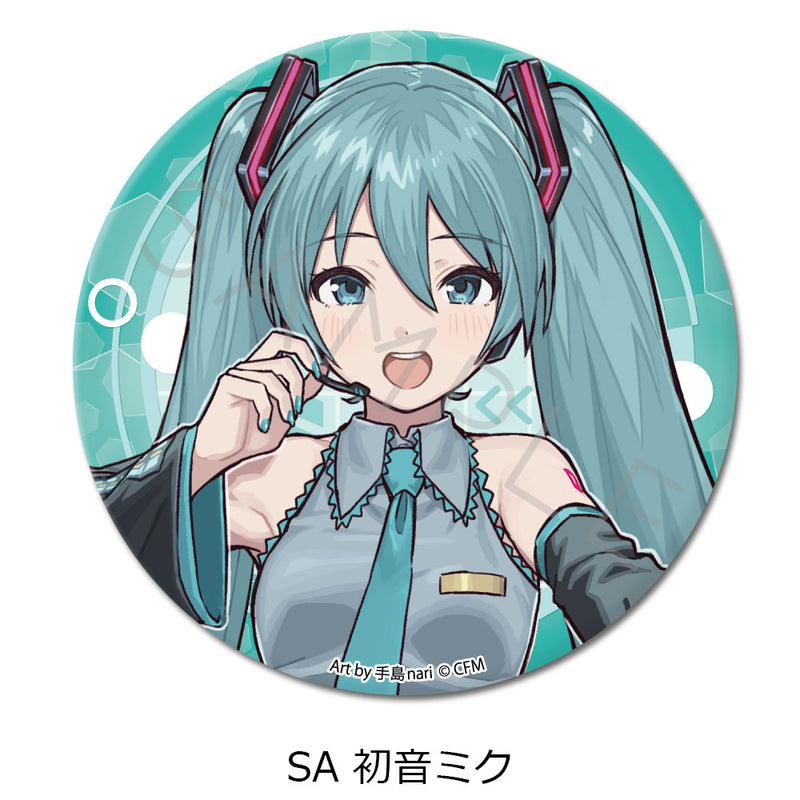 Hatsune Miku & Piapro Characters Sync Innovation Round Can Badge (76mm)