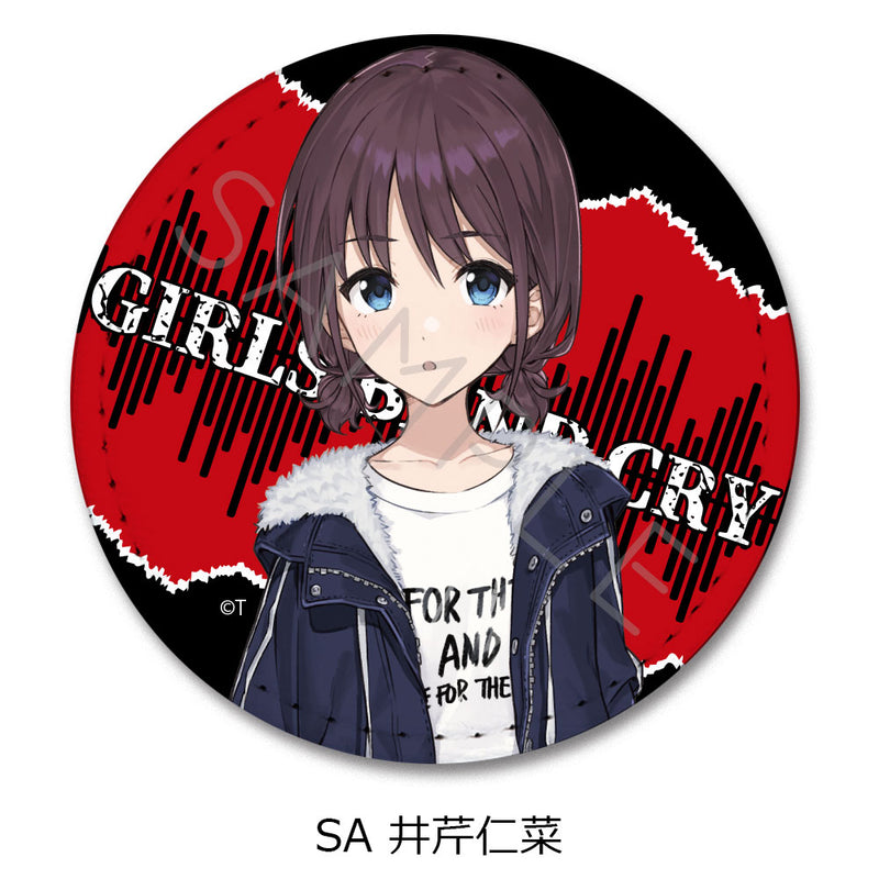 Girls Band Cry Sync Innovation Vol. 2 Leather Badge (Round)