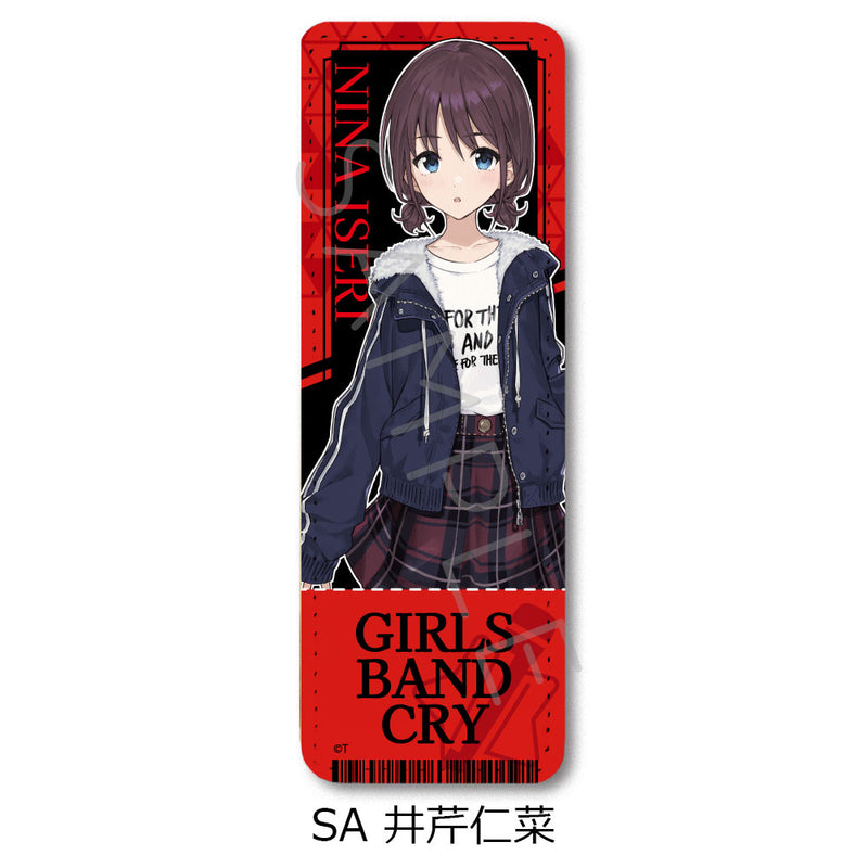 Girls Band Cry Sync Innovation Vol. 2 Leather Badge (Long)