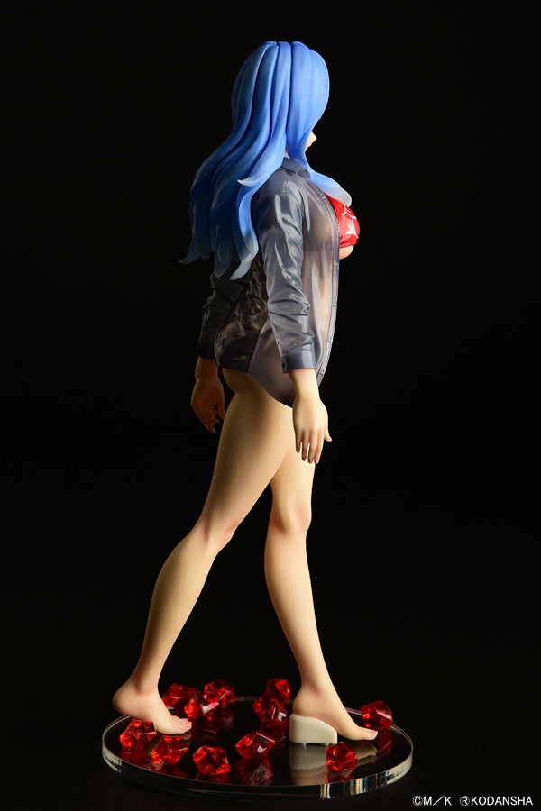 Fairy Tail ORCATOYS Juvia Lockser Gravure Style Red Bikini!! Wet See-through Shirt SP