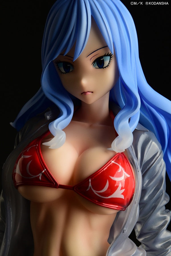 Fairy Tail ORCATOYS Juvia Lockser Gravure Style Red Bikini!! Wet See-through Shirt SP