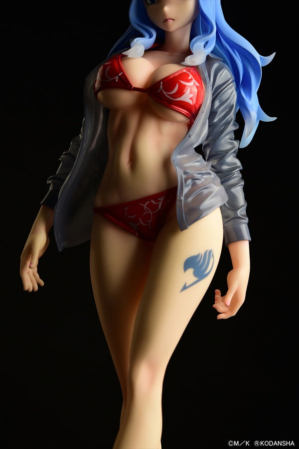 Fairy Tail ORCATOYS Juvia Lockser Gravure Style Red Bikini!! Wet See-through Shirt SP