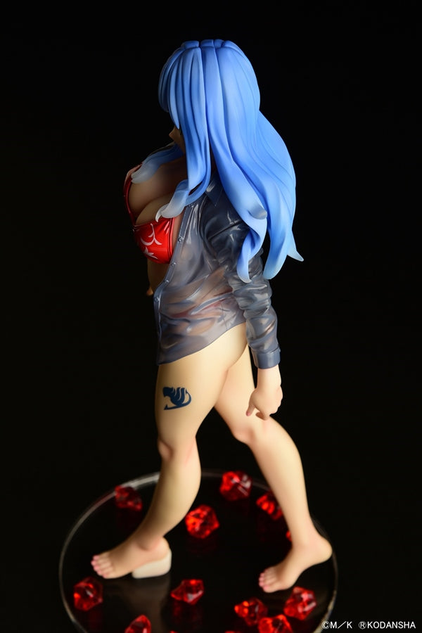 Fairy Tail ORCATOYS Juvia Lockser Gravure Style Red Bikini!! Wet See-through Shirt SP