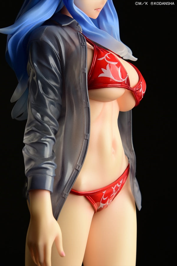 Fairy Tail ORCATOYS Juvia Lockser Gravure Style Red Bikini!! Wet See-through Shirt SP