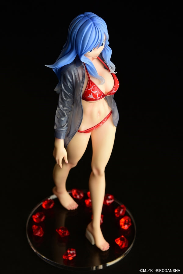 Fairy Tail ORCATOYS Juvia Lockser Gravure Style Red Bikini!! Wet See-through Shirt SP