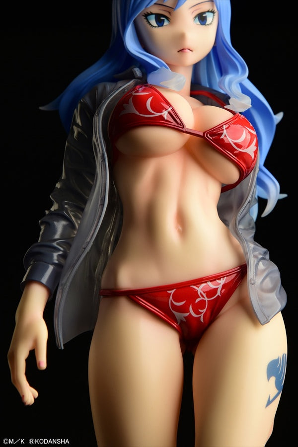 Fairy Tail ORCATOYS Juvia Lockser Gravure Style Red Bikini!! Wet See-through Shirt SP