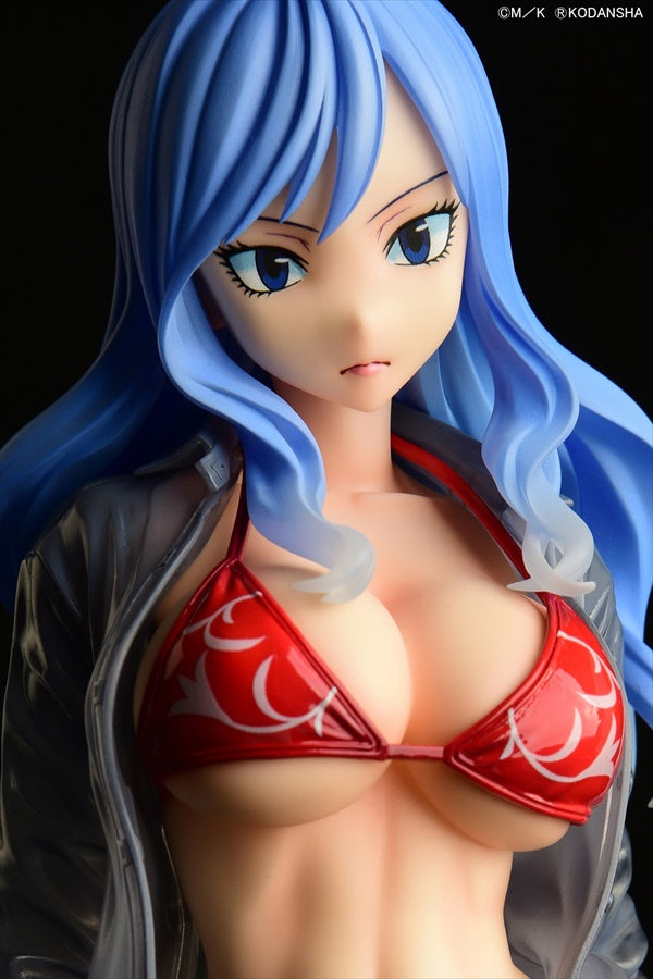 Fairy Tail ORCATOYS Juvia Lockser Gravure Style Red Bikini!! Wet See-through Shirt SP