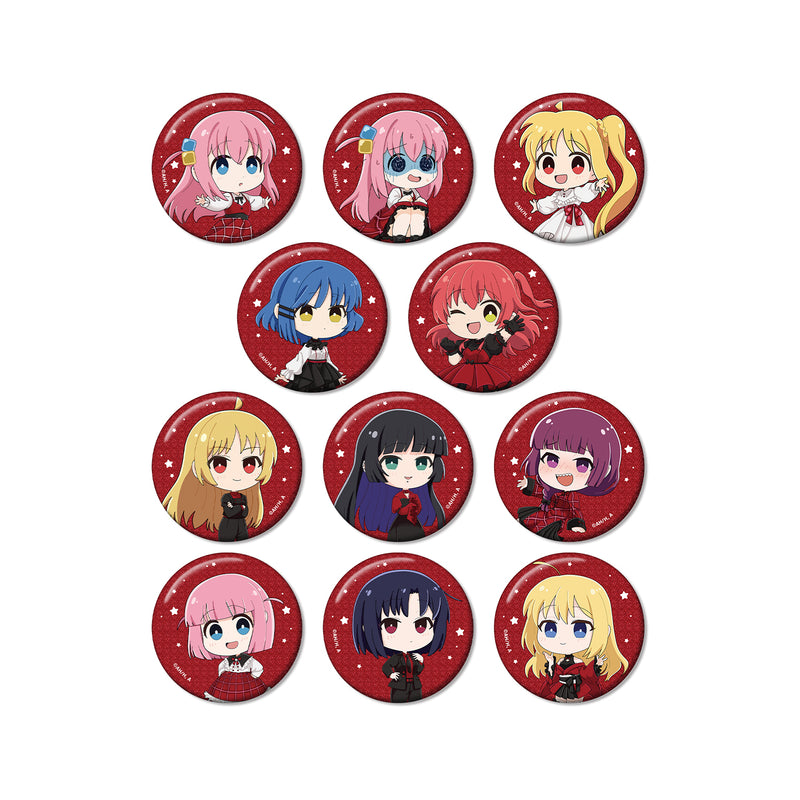 Bocchi the Rock! armabianca Trading Chibi Chara Red Dress Ver. Glitter Can Badge