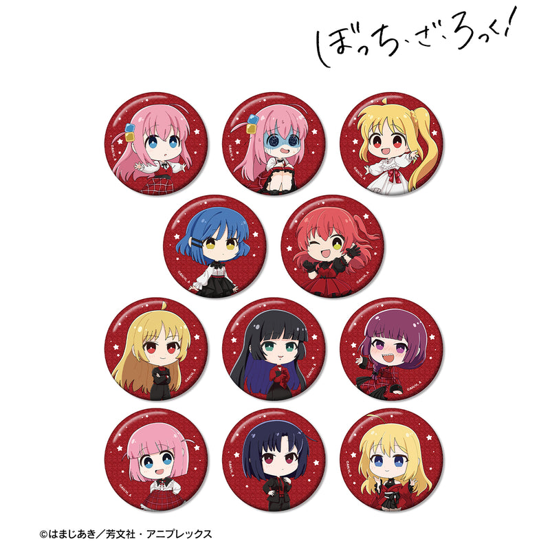 Bocchi the Rock! armabianca Trading Chibi Chara Red Dress Ver. Glitter Can Badge