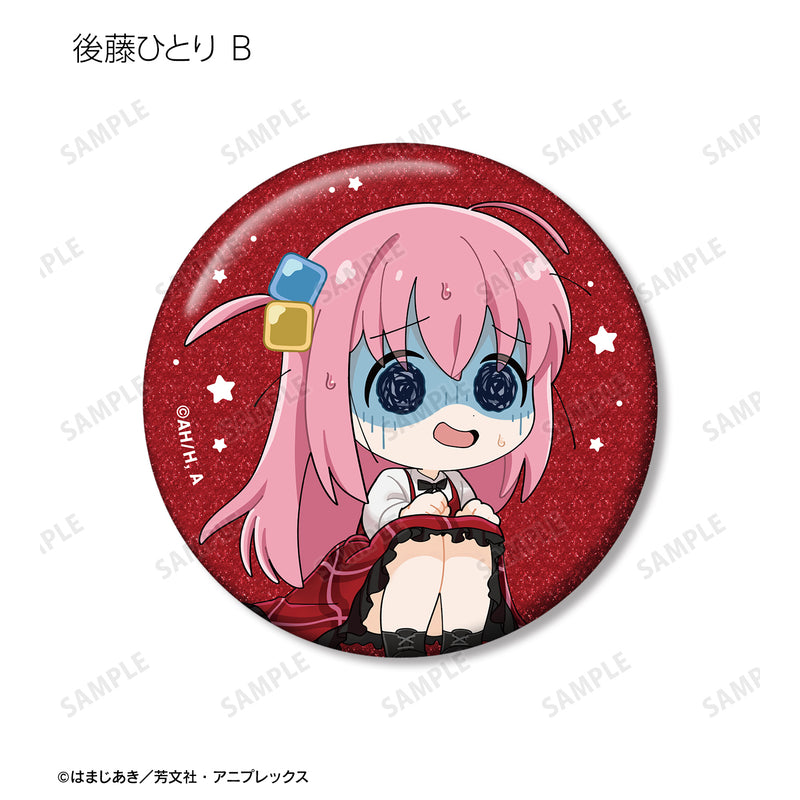 Bocchi the Rock! armabianca Trading Chibi Chara Red Dress Ver. Glitter Can Badge