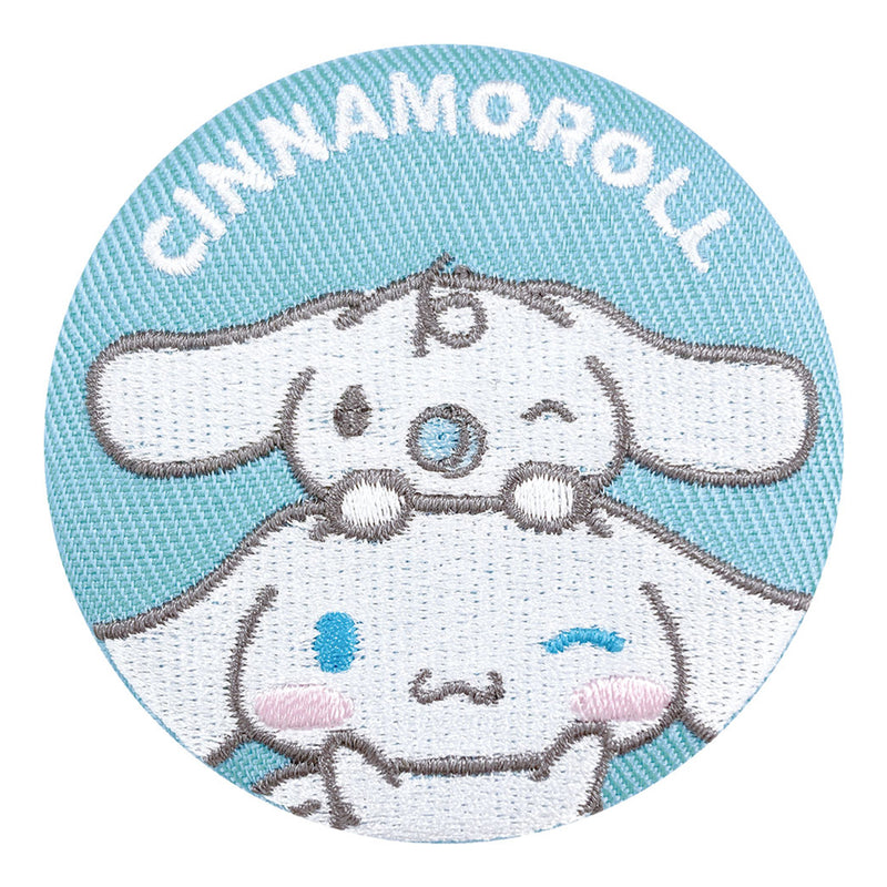 Sanrio Characters Trading Embroidery Can Badge Friends