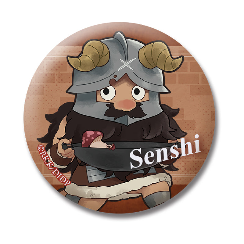 Delicious in Dungeon Axel Graphic Works Can Badge