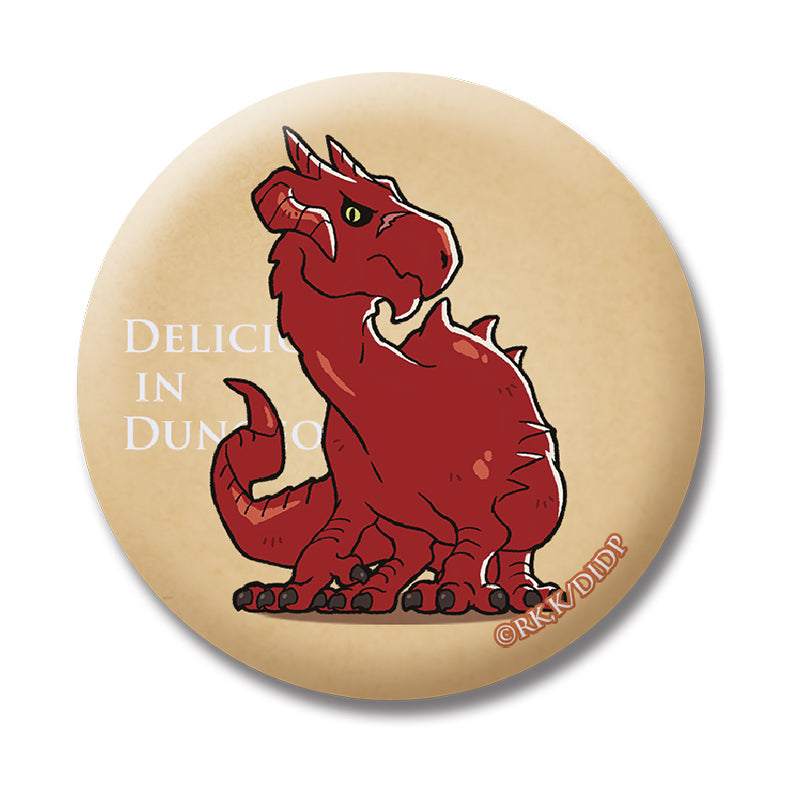 Delicious in Dungeon Axel Graphic Works Can Badge