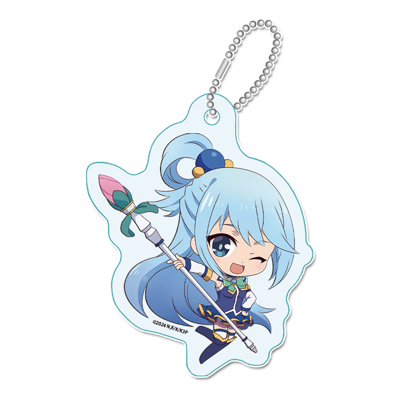 Kono Subarashii Sekai ni Shukufuku wo! 3 Seasonal-Plants Puchichoko Mini Acrylic Key Chain