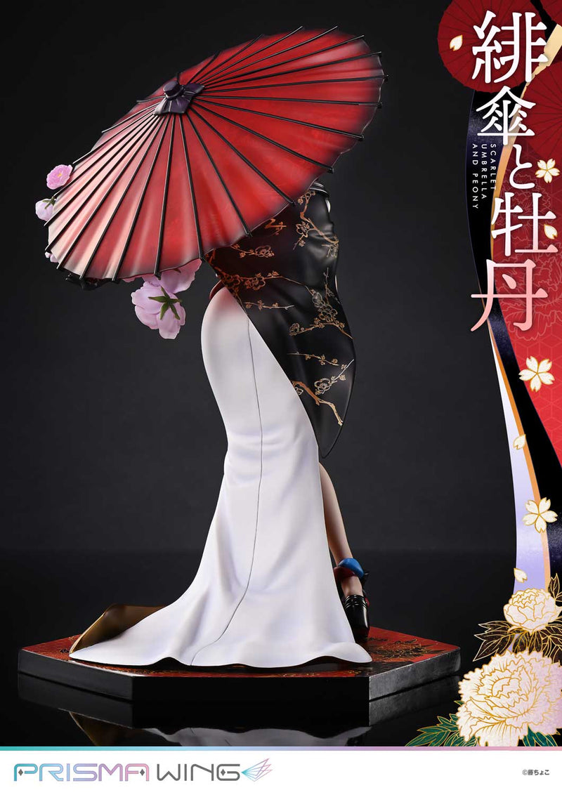 Fuzichoco Original Illustration Prime 1 Studio PRISMA WING Scarlet Umbrella and Peony 1/7 Scale Figure