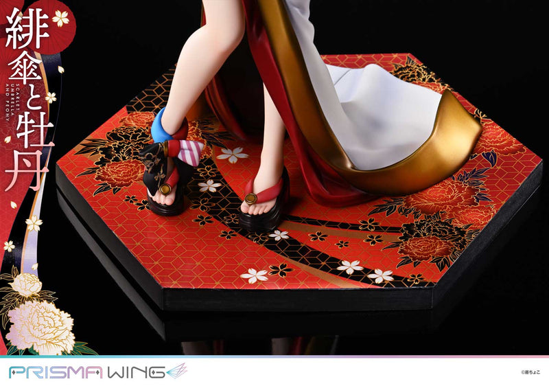 Fuzichoco Original Illustration Prime 1 Studio PRISMA WING Scarlet Umbrella and Peony 1/7 Scale Figure