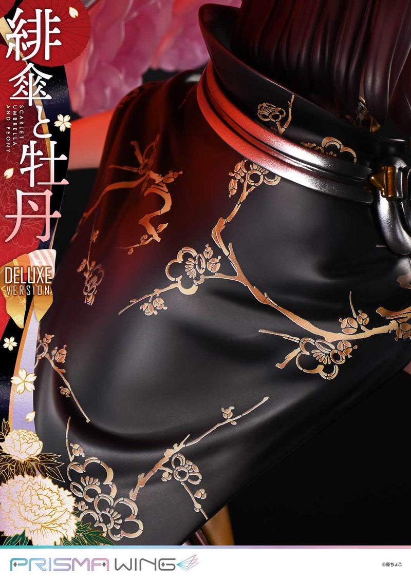 Fuzichoco Original Illustration Prime 1 Studio PRISMA WING Scarlet Umbrella and Peony DX Edition 1/7 Scale Figure