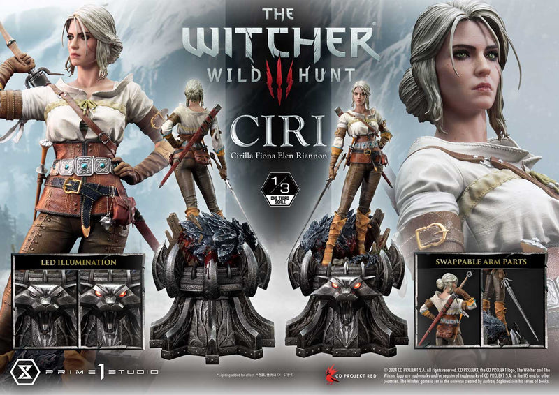 The Witcher 3: Wild Hunt Prime 1 Studio Museum Masterline Ciri